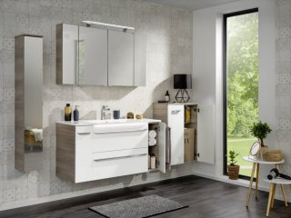 LUXOR zgornja omara z ogledalom, desna 200 x 680 x 159 mm