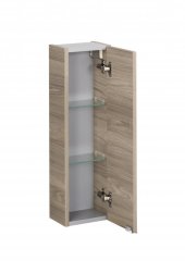 LUXOR zgornja omara, desna 200 x 680 x 158 mm, srebrno siva