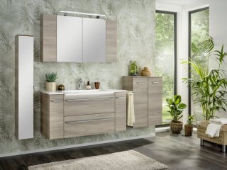 LUXOR zgornja omara, desna 200 x 680 x 158 mm, srebrno siva