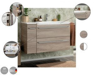 LUXOR spodnja omara, leva 200 x 603 x 450 mm, bela