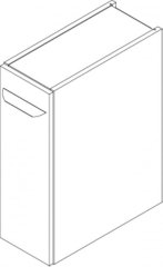 LUXOR spodnja omara, leva 200 x 603 x 450 mm, bela