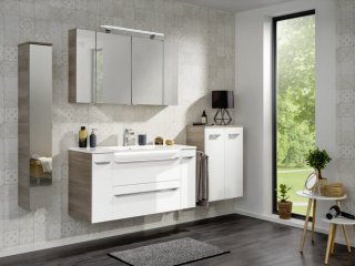 LUXOR visoka omara z ogledalom, leva 202 x 1396 x 265 mm