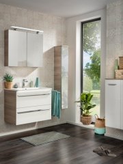 LUXOR visoka omara z ogledalom, desna 202 x 1396 x 265 mm