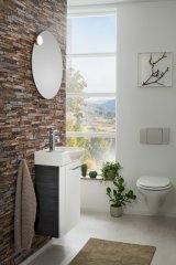 FM Umivalnik iz stekla za mini omarico levi/desni