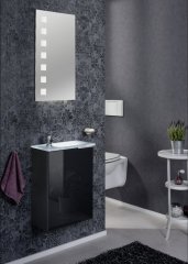 FM Umivalnik iz stekla za mini omarico levi/desni