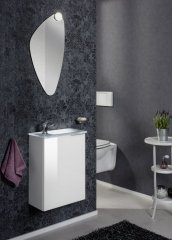 FM Umivalnik iz stekla za mini omarico levi/desni