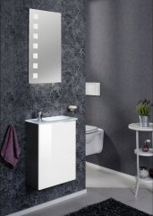 FM Umivalnik iz stekla za mini omarico levi/desni