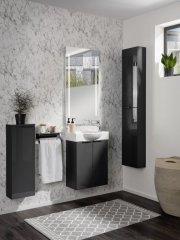 FM Keramični umivalnik bel desno