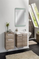 FM Keramični umivalnik bel desno