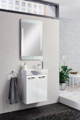 FM Keramični umivalnik bel desno