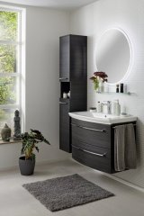 FM Steklena polica 800x125mm, 2 nosilca