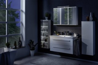 FM Milano Magic Midi leva 40.5x122x21cm, Bela