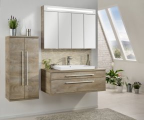 STANFORD omara pod umivalnikom z izrezom 1100 x 404 x 500 mm Nature Oak