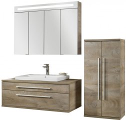 STANFORD omara pod umivalnikom z izrezom 1100 x 404 x 500 mm Nature Oak