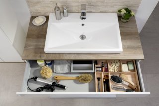 STANFORD omara pod umivalnikom z izrezom 1100 x 404 x 500 mm Nature Oak