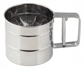 ZENKER Lonček za posipanje enoročni 350g INOX