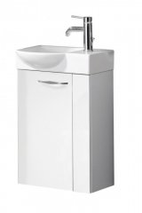 FM Mini-keramični umivalnik 45x10.5x32cm bel, LEVI