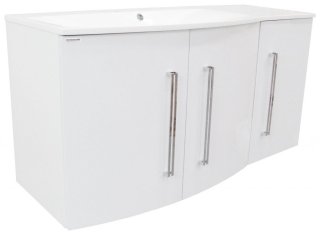 FM LUGANO umivalnik iz litega marmorja, leva