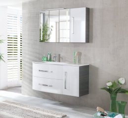 FM LUGANO umivalnik iz litega marmorja, leva