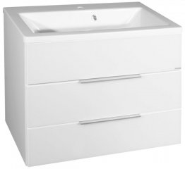 KARA omara pod umivalnikom 792 x 587 x 488 mm 2 predala, Bela