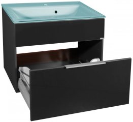 KARA omara pod umivalnikom 792 x 587 x 488 mm 1 predal, Antracit