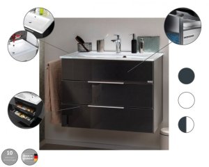 KARA omara pod umivalnikom 792 x 587 x 488 mm 2 predala, Chess