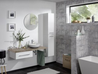 HYPE Umivalnik iz keramike 424 x 125 mm bela