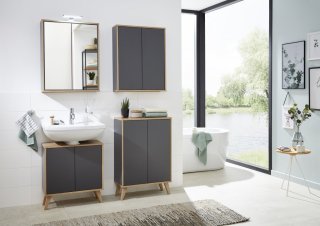 FM Finn Midi omara dvojna 60x75x30.5cm, Antracit