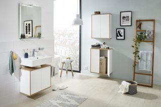 FM Finn Midi omara dvojna 60x75x30.5cm, Bela mat