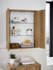 FM Finn Visoka omara dvojna 60x75x20.5cm, Ast Eiche