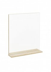 FM Finn Ogledalo s polico 60x69.5x13.5cm, Ast Eiche