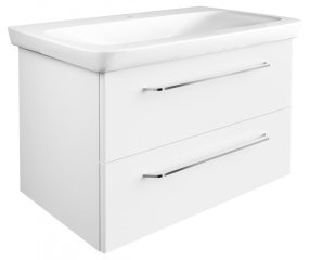 FM Milano omarica pod umivalnikom 80x49.5x48cm, Bela