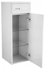 FM Milano Midi omara 30.5x83x32cm, Bela