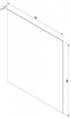 FM LED ogledalo 900 x 800 x 14 mm