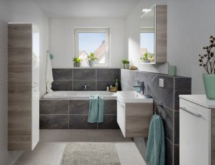 FM Malua umivalnik iz vlitega marmorja 60x1