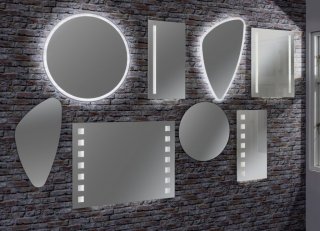 FM Ogledalo LINEAR 60x75x2cm 2xLED