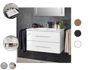 FM B.perfekt Set umivalnik in omarica 622mm, Hrast