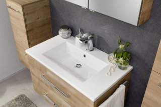 FM B.perfekt Set umivalnik in omarica 820mm, Hrast