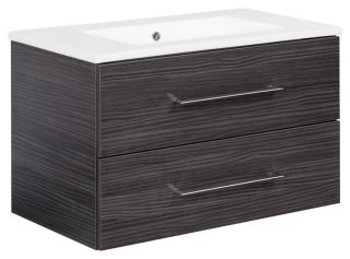 FM B.perfekt Set umivalnik in omarica 820mm, Temni hrast