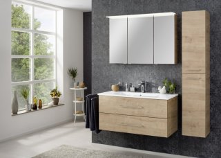 FM B.perfekt Set umivalnik in omarica 1030mm, Hrast