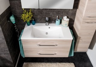 FM B.clever Umivalnik in Omarica pod umivalnikom 90x51x46cm, Alaska Esche