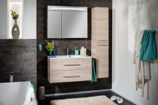 FM LED Ogledalo z omarico 90x71x16cm, Alaska Esche