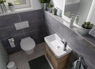 FM Umivalnik keramični levi 55.5x16x30cm