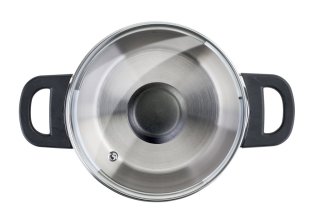 Kozica s steklenim pokrovom 16x9,5cm, 1,8L, Geneva