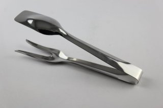 Klešče za solato, 21x3cm, inox