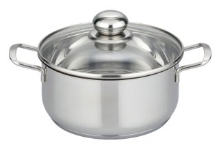 Kozica s steklenim pokrovom, visoka Ø20cm, 3,2L, Brillant
