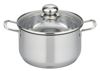 Kozica s steklenim pokrovom, nizka Ø20cm, 2,6L, Brillant