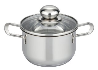 Kozica s steklenim pokrovom, visoka Ø14cm, 1,1L, Brillant