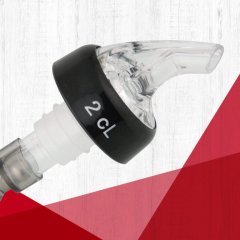Dozirnik za žgane pijače 2cl, 10cm, črn