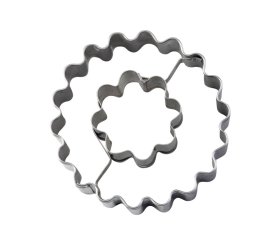 Model za piškote Linzer, Roža 54x36 mm